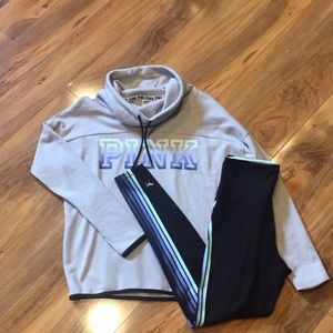 Victoria’s secret pink two-piece outfit. NWOT